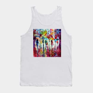 Rain, colours, people II Tank Top